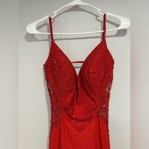 Portia and Scarlett Red Prom Dress